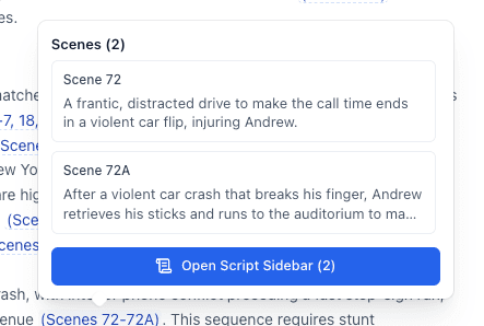 Scene Reference